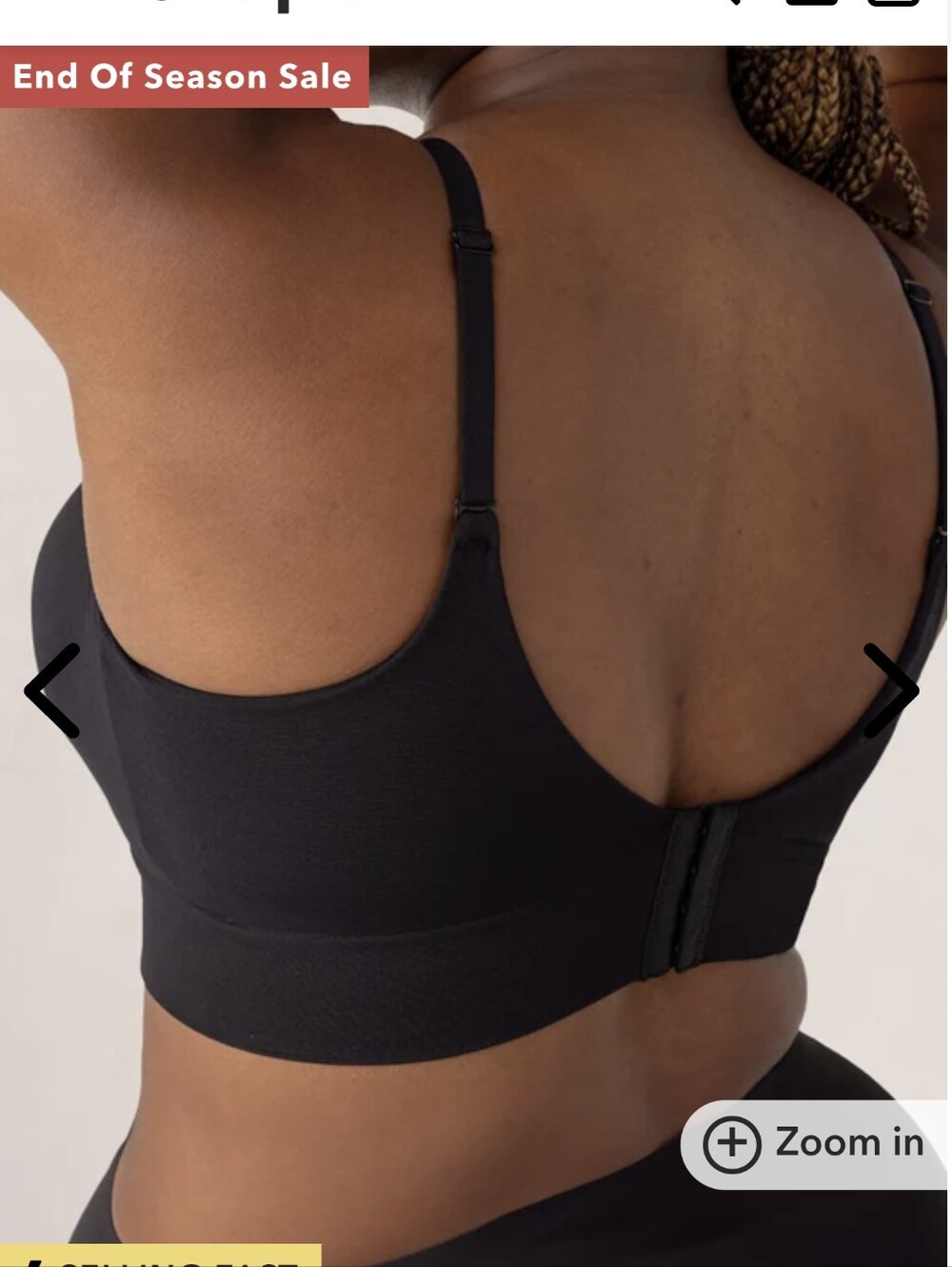 Shapermint Black Smooth Molded Wireless Bra - Picture 8 of 11